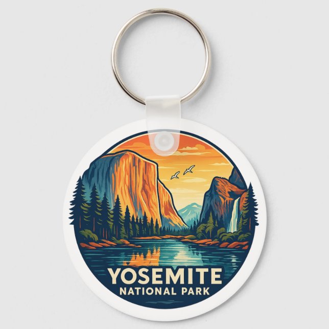 Yosemite National Park  Key Ring (Front)