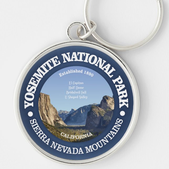 Yosemite National Park Key Ring (Front)