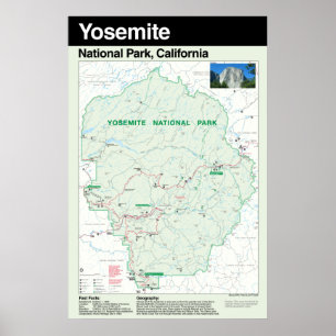 Yosemite National Park Large Poster