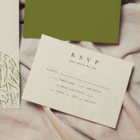 Yosemite National Park Line Art Wedding RSVP