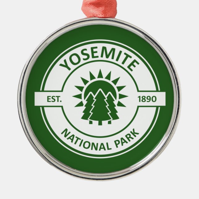 Yosemite National Park Metal Ornament (Front)