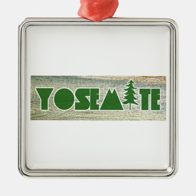 Yosemite National Park Metal Ornament (Front)