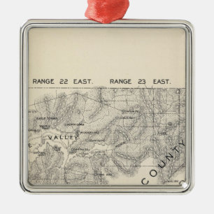 Yosemite National Park Metal Tree Decoration