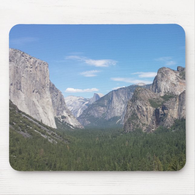 Yosemite National Park Mountain Valley Scenic Mouse Pad (Front)