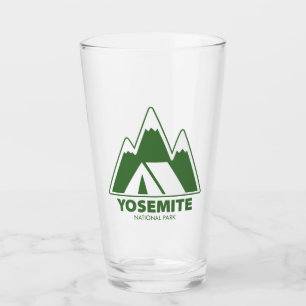 Yosemite National Park Mountains Camping Glass