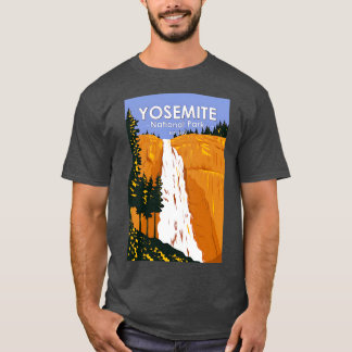 Yosemite National Park Nevada Falls California Vin T-Shirt
