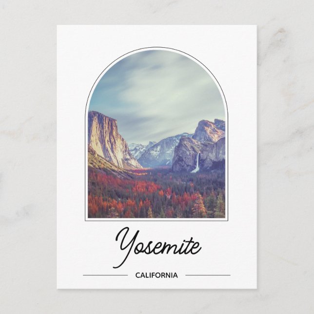 Yosemite National Park Postcard (Front)