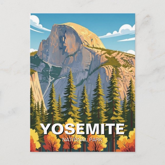 Yosemite National Park Postcard (Front)