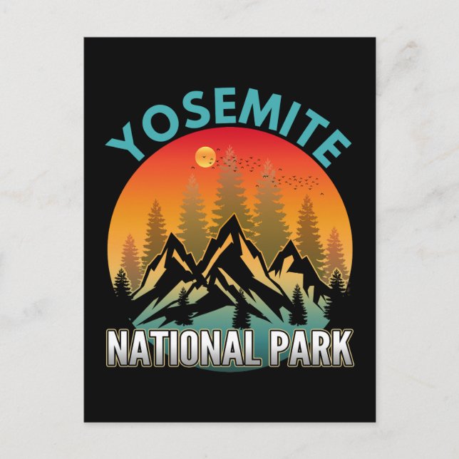 Yosemite National Park Postcard (Front)