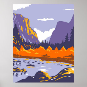 Yosemite National Park Poster