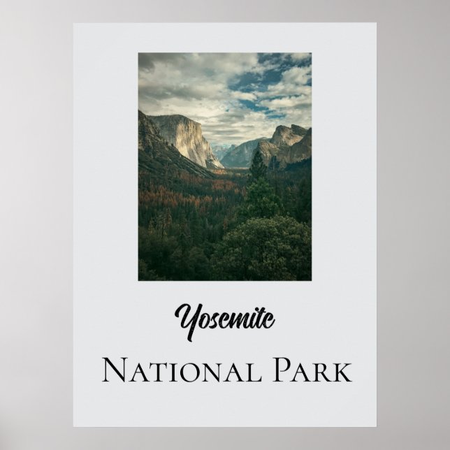 Yosemite National Park Poster (Front)