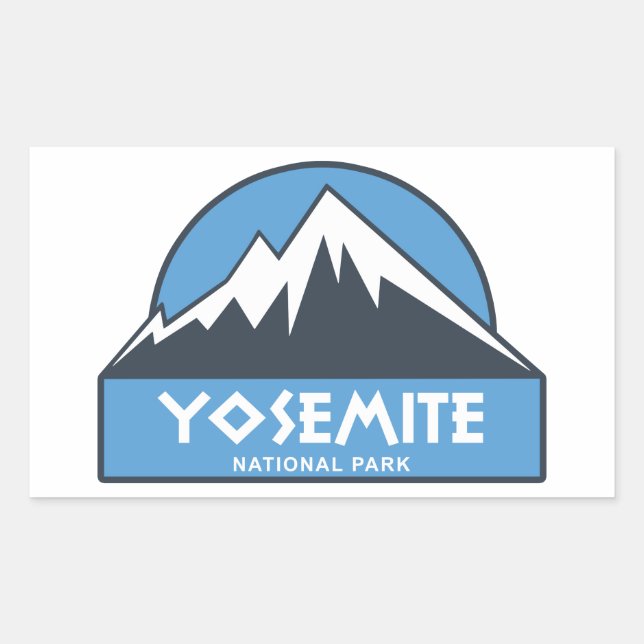 Yosemite National Park Rectangular Sticker (Front)