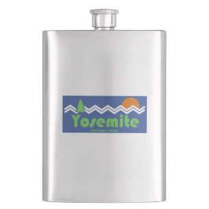 Yosemite National Park Retro Hip Flask