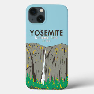 Yosemite National Park Ribbon Falls California  iPhone 13 Case