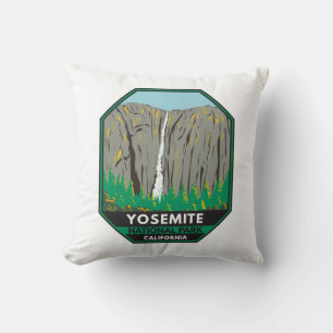 Yosemite National Park Ribbon Falls California  Cushion