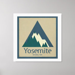 Yosemite National Park Rustic Canvas Print