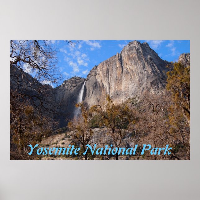 Yosemite National Park Scenery Poster (Front)