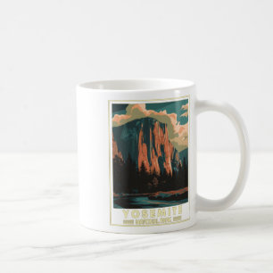 Yosemite National Park Sticker Coffee Mug