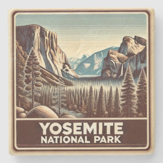 Yosemite National Park Stone Coaster