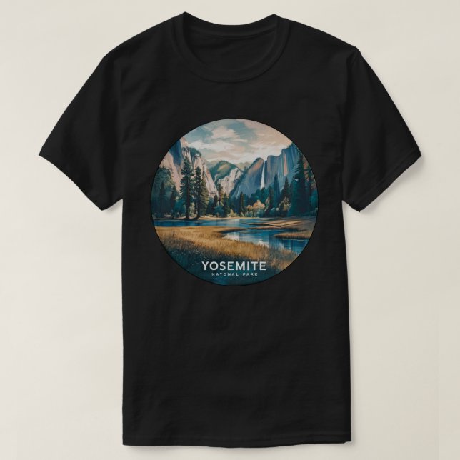 Yosemite National Park T-Shirt (Design Front)