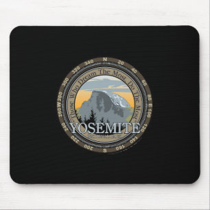 Yosemite National Park T Shirt Hiking Tee Wanderlu Mouse Pad