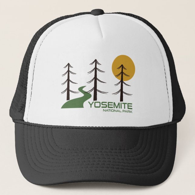 Yosemite National Park Trail Trucker Hat (Front)