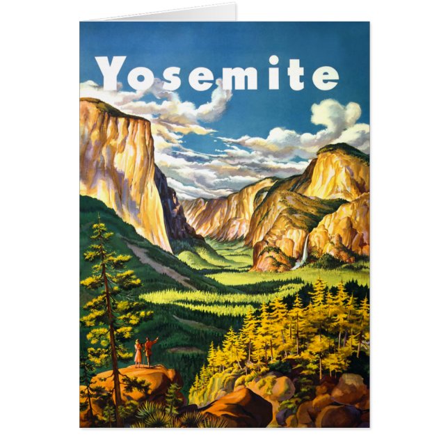 Yosemite National Park Travel Art (Front)