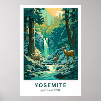 Yosemite National Park Travel Print