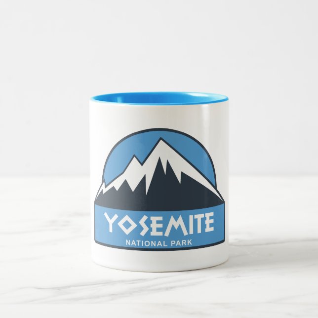 Yosemite National Park Two-Tone Coffee Mug (Center)