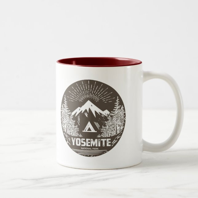 Yosemite National Park Two-Tone Coffee Mug (Right)