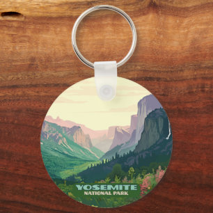 Yosemite National Park Valley Half Dome Key Ring