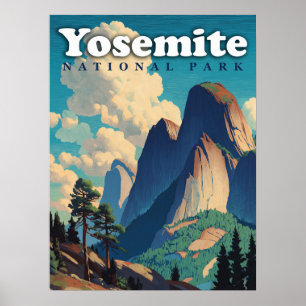 Yosemite National Park Vintage Poster