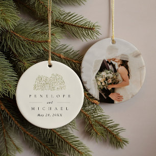 Yosemite National Park Wedding Favour Photo Ceramic Ornament