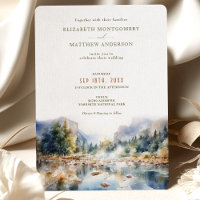 Yosemite National Park Wedding Watercolor