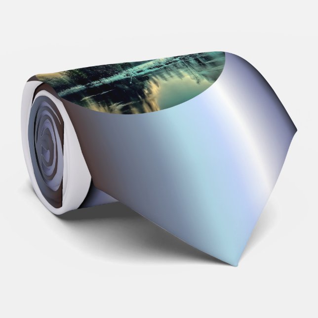 Yosemite Park Sunrise Tie (Rolled)