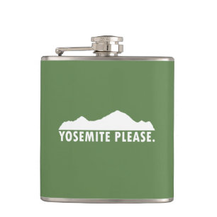 Yosemite Please Hip Flask
