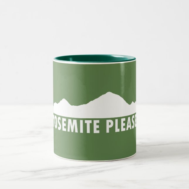 Yosemite Please Two-Tone Coffee Mug (Center)