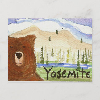 yosemite postcard
