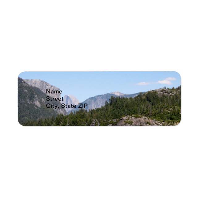Yosemite Return Address Label (Front)