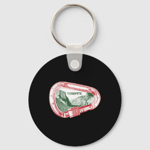 Yosemite Rock Climbing Carabiner Key Ring