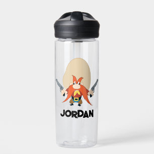 Yosemite Sam Back Off   Add Your Name Water Bottle