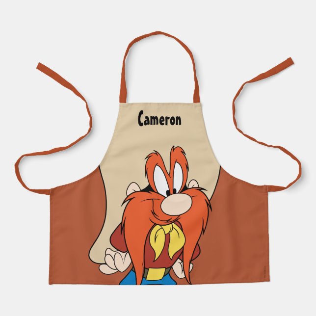 Yosemite Sam Hands on Hips Apron (Front)