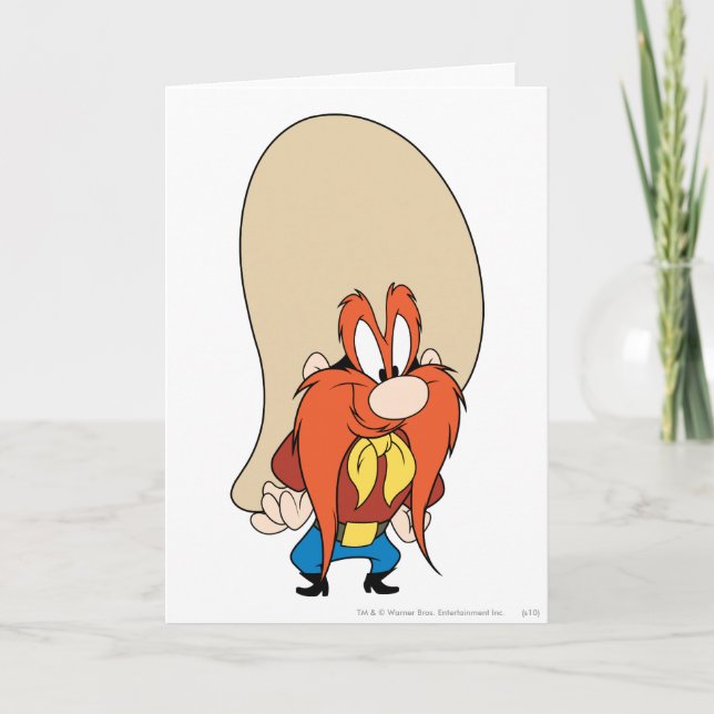 Yosemite Sam Hands on Hips Card (Front)