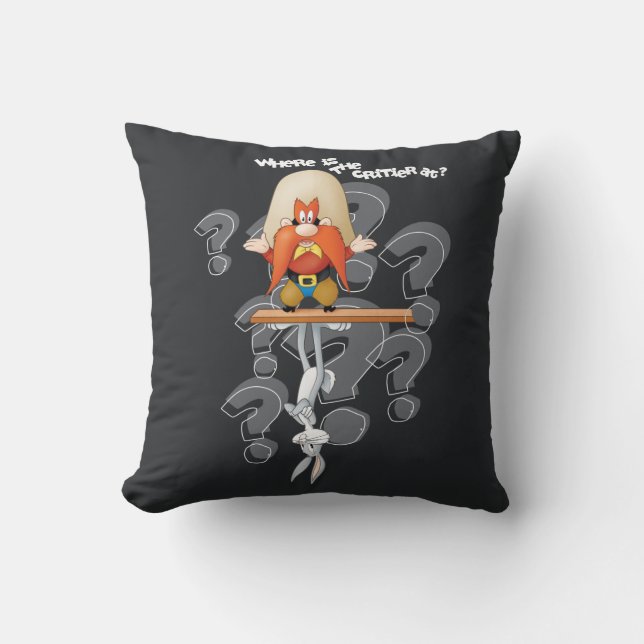 Yosemite Sam Looking For "Critter" BUGS BUNNY™ Cushion (Front)