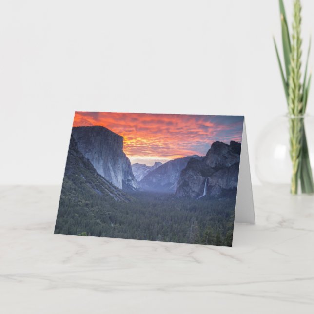 Yosemite Tunnel View Card (Front)