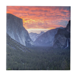 Yosemite Tunnel View Ceramic Tile