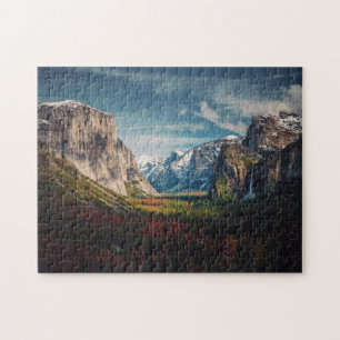 Yosemite Tunnel View Travel Photo California Jigsaw Puzzle