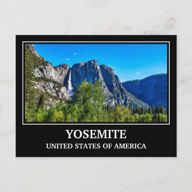 Yosemite USA Postcard (Front)