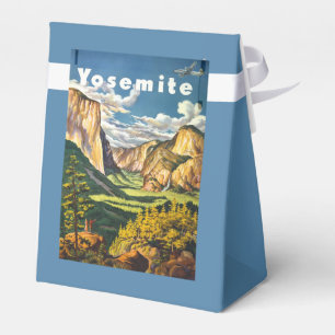 Yosemite USA Vintage Travel favour box
