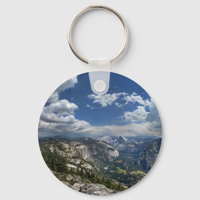 Yosemite Valley and Half Dome from Eagle Peak Key Ring (Front)